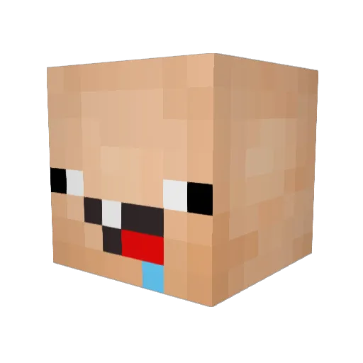 2cool4zlatann Minecraft avatar head, 3D render