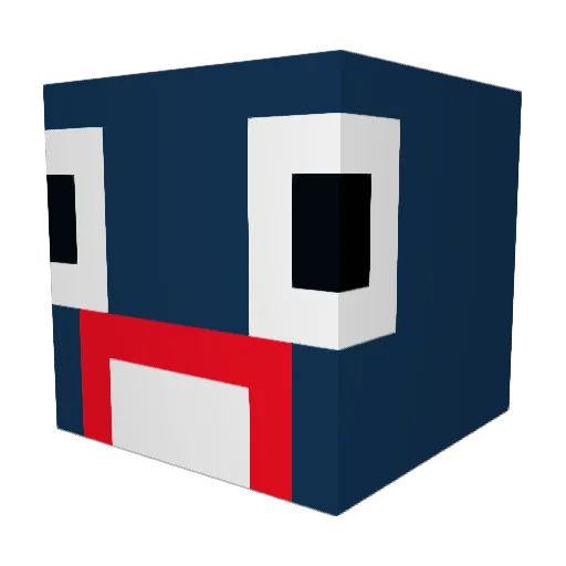 2cooltigers Minecraft avatar head, 3D render