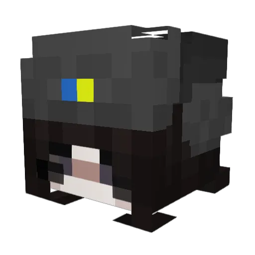 2diana4 Minecraft avatar head, 3D render