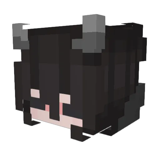 2e96 Minecraft avatar head, 3D render