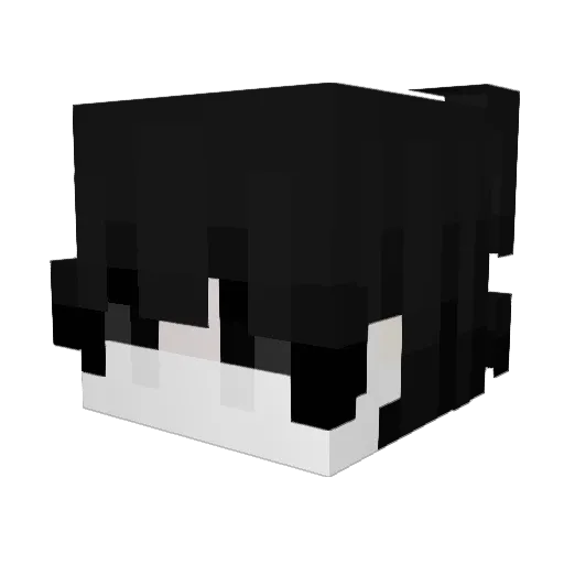 2etf Minecraft avatar head, 3D render