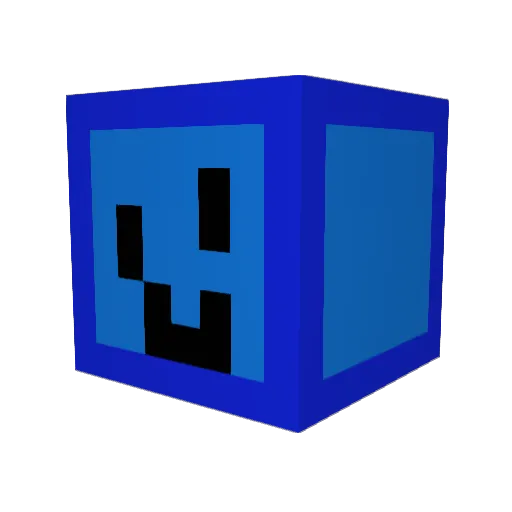 2f4d Minecraft avatar head, 3D render
