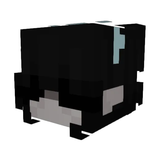 2fb1 Minecraft avatar head, 3D render