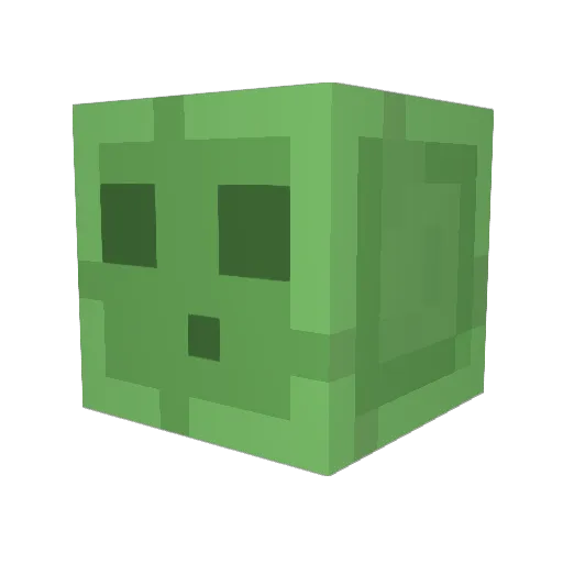 2feeel Minecraft avatar head, 3D render