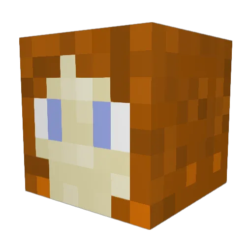 2freeLimes Minecraft avatar head, 3D render
