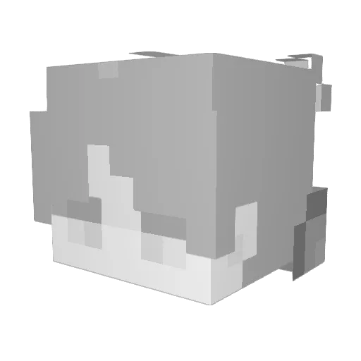 2fsahne Minecraft avatar head, 3D render