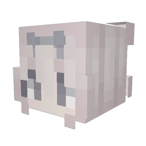 2gentle Minecraft avatar head, 3D render