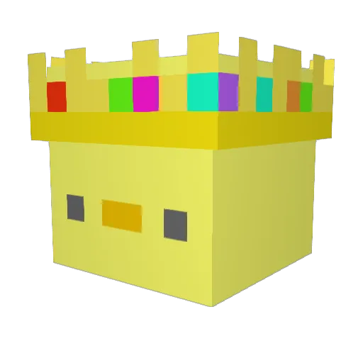 2hitt3r Minecraft avatar head, 3D render