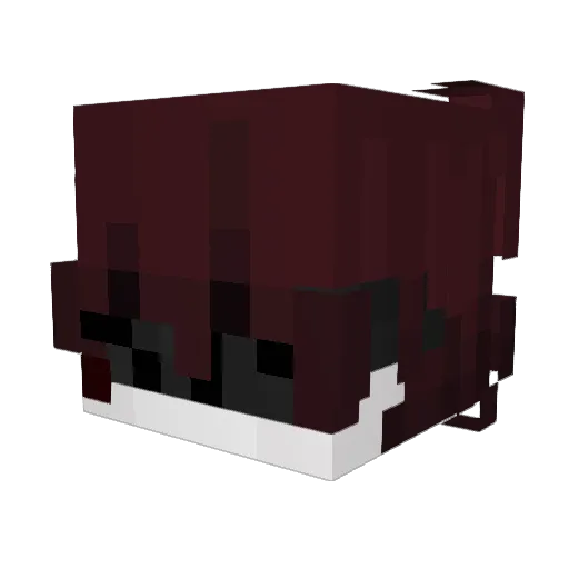 2iaLenda Minecraft avatar head, 3D render