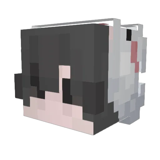 2imTrungg Minecraft avatar head, 3D render