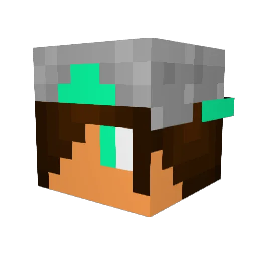 2impulsiv Minecraft avatar head, 3D render