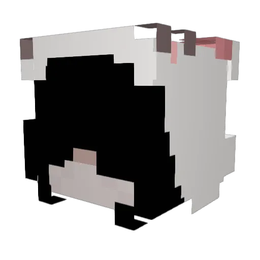 2insync Minecraft avatar head, 3D render