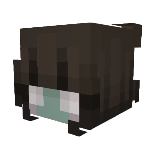 2jq Minecraft avatar head, 3D render