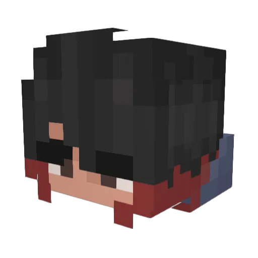 2kSleepyBoy Minecraft avatar head, 3D render