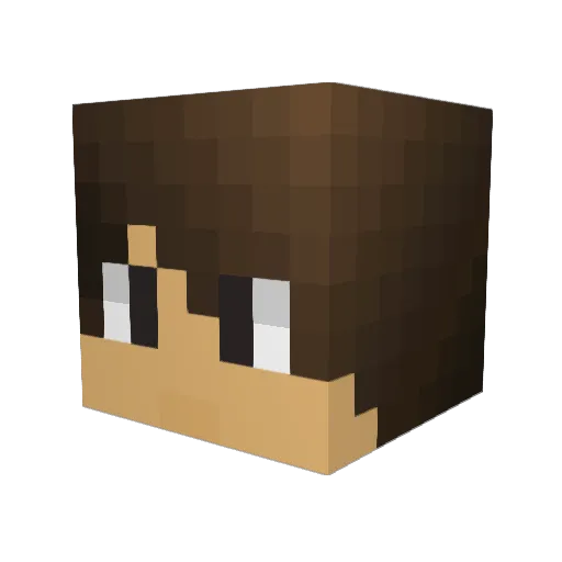 2kboss1234 Minecraft avatar head, 3D render