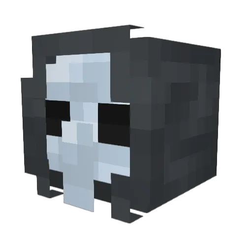 2kkadetwitch Minecraft avatar head, 3D render