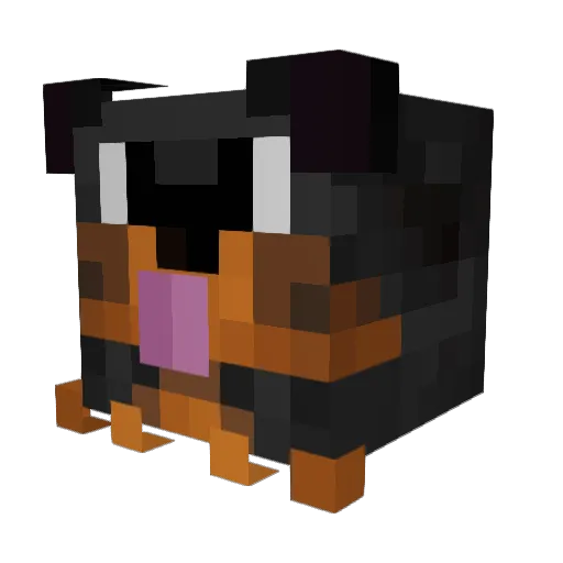 2lxst Minecraft avatar head, 3D render