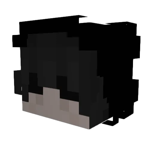 2mdv Minecraft avatar head, 3D render