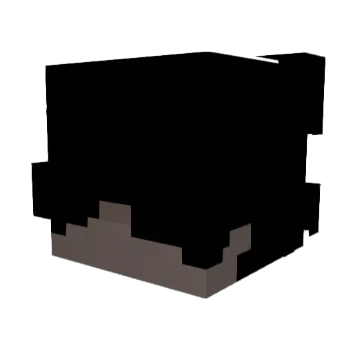 2muchgxnja Minecraft avatar head, 3D render