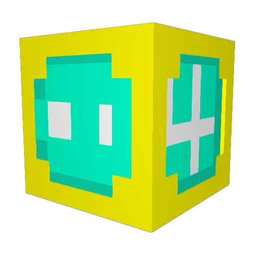 2n4catMC Minecraft avatar head, 3D render