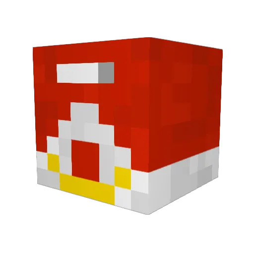 2nash Minecraft avatar head, 3D render