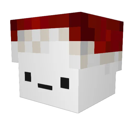 2nnaaa Minecraft avatar head, 3D render