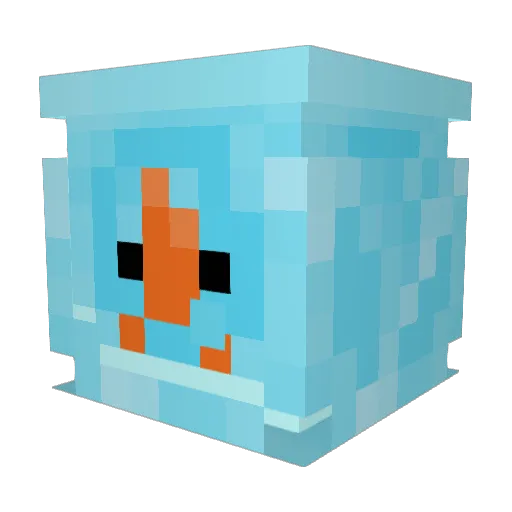 2ofSpades Minecraft avatar head, 3D render