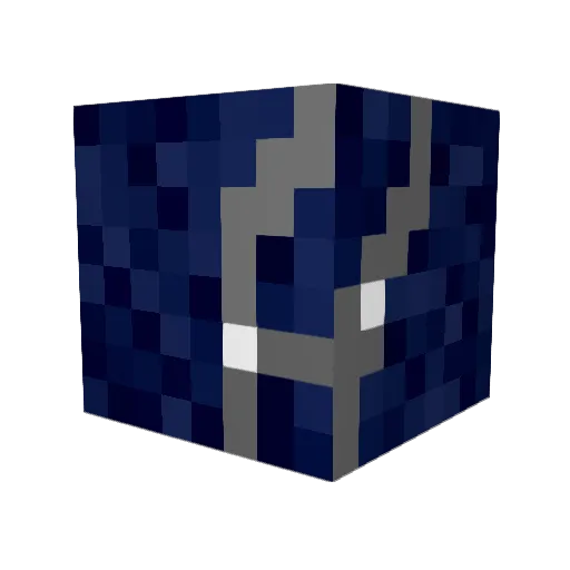 2orin Minecraft avatar head, 3D render