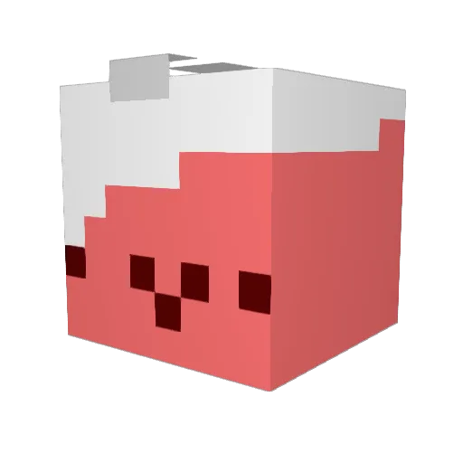 2p0k0s2 Minecraft avatar head, 3D render