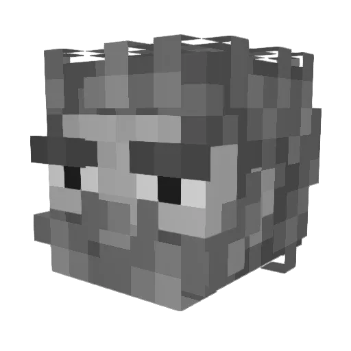 2point0_0 Minecraft avatar head, 3D render