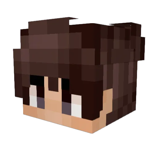 2sea Minecraft avatar head, 3D render