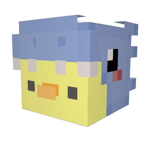 2sleepy4this Minecraft avatar head, 3D render