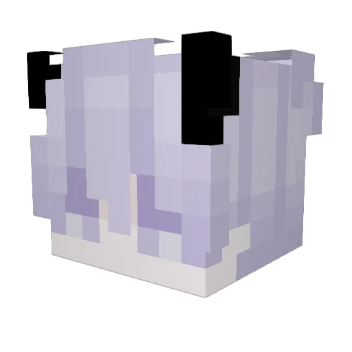 2teezy Minecraft avatar head, 3D render