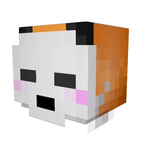 2und2ist4 Minecraft avatar head, 3D render