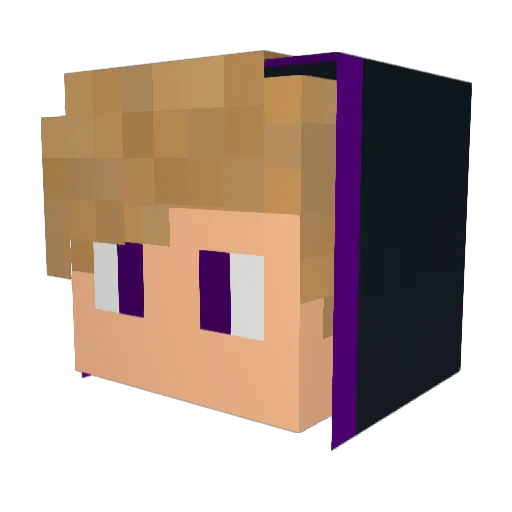 2yusuf2 Minecraft avatar head, 3D render