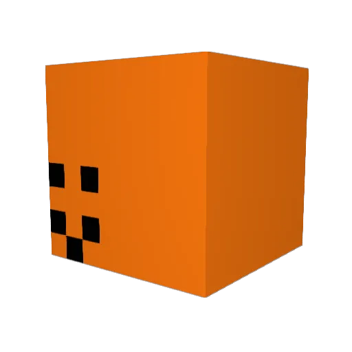 2zv Minecraft avatar head, 3D render