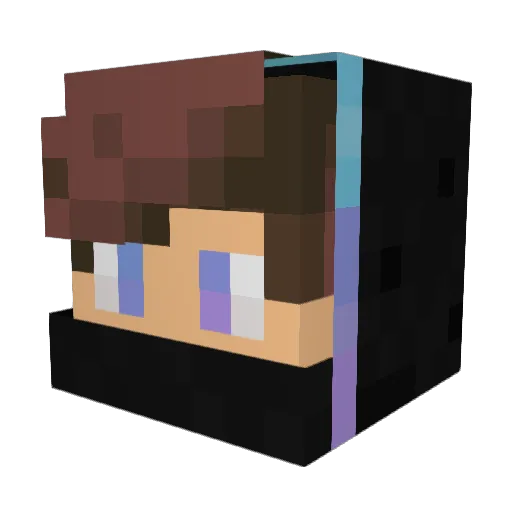 3003spiele Minecraft avatar head, 3D render