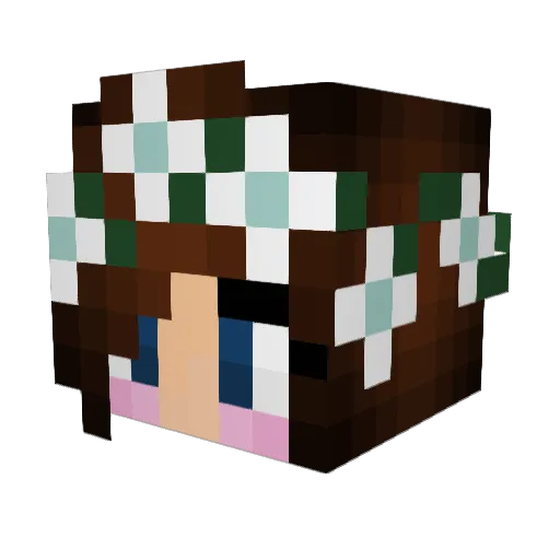 30msb30 Minecraft avatar head, 3D render