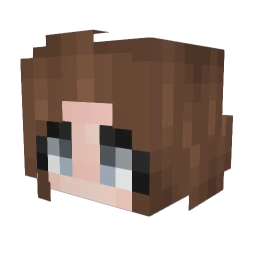 30somethingTV Minecraft avatar head, 3D render