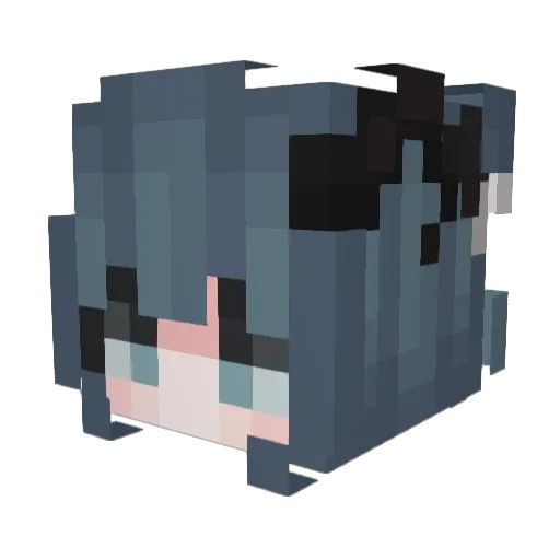 31065429 Minecraft avatar head, 3D render