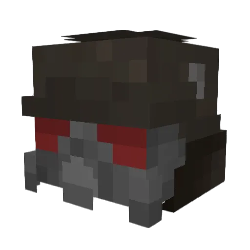 311dapperdan Minecraft avatar head, 3D render