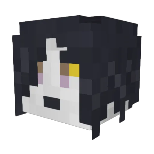 3131CuNb Minecraft avatar head, 3D render