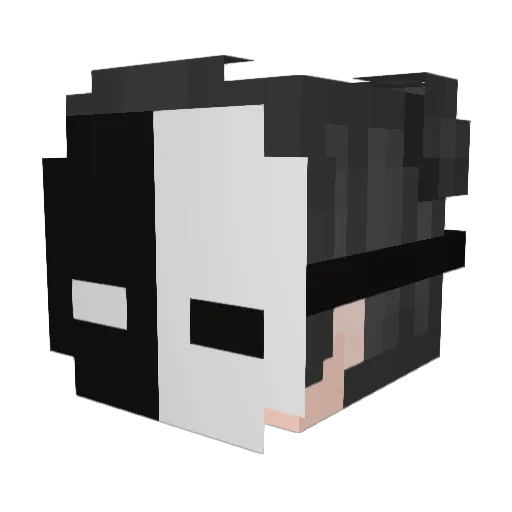 31AD Minecraft avatar head, 3D render