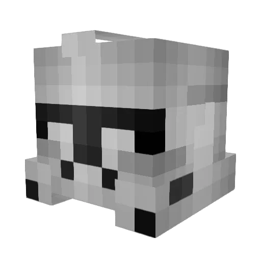 31_Clan Minecraft avatar head, 3D render