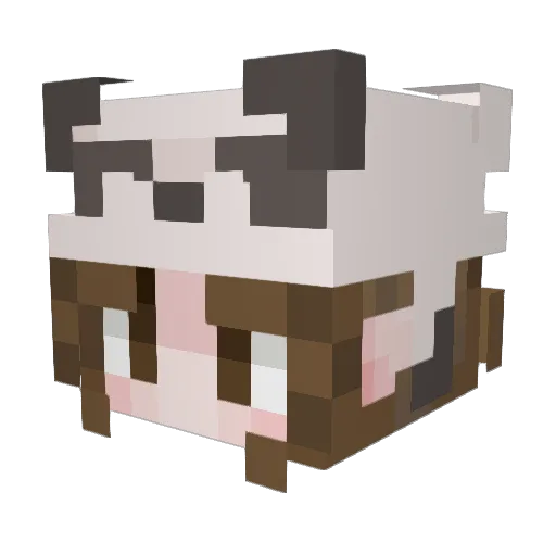 31happy_ Minecraft avatar head, 3D render