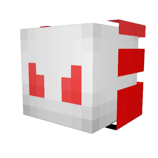320015 Minecraft avatar head, 3D render