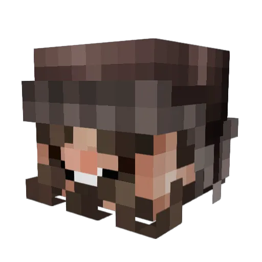 320luca320 Minecraft avatar head, 3D render
