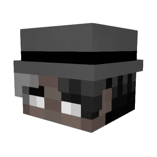 32112 Minecraft avatar head, 3D render