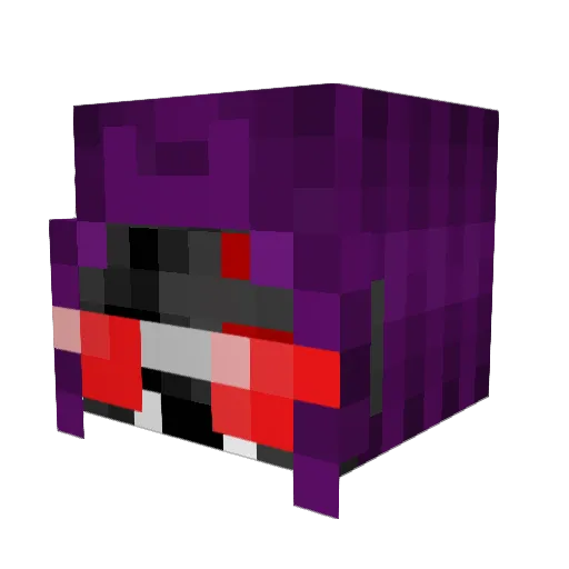 321bogwater Minecraft avatar head, 3D render