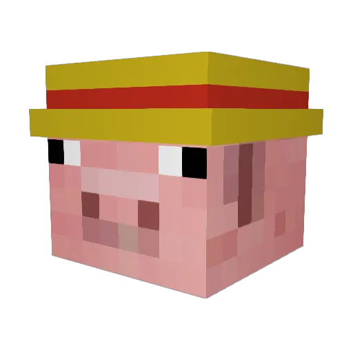 321marshall1 Minecraft avatar head, 3D render